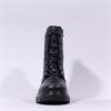 Wonders Bones Lace Military Boot - Black Leather